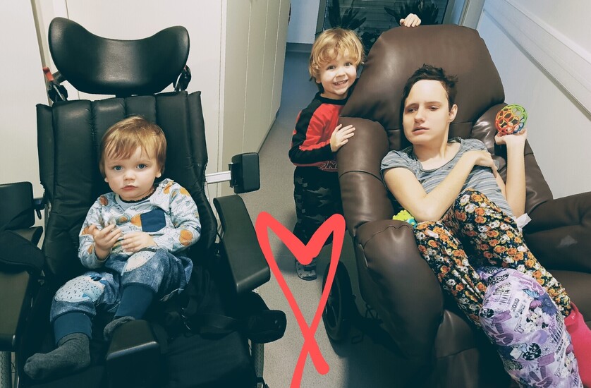 Fotografie Aneta Janatová: Na zdravotní vak pro mé těžce postižené sestry-dvojčata